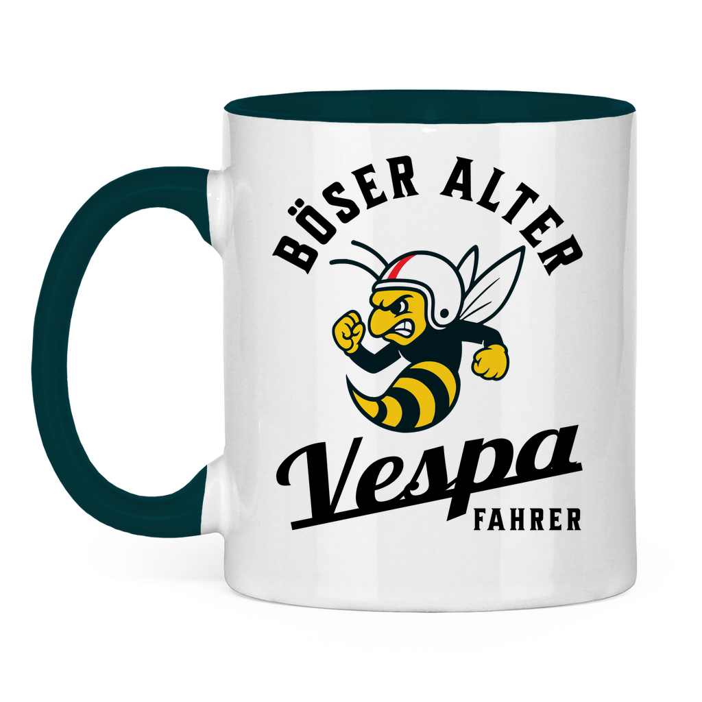 Tasse Böser alter Vespa Fahrer Wespe