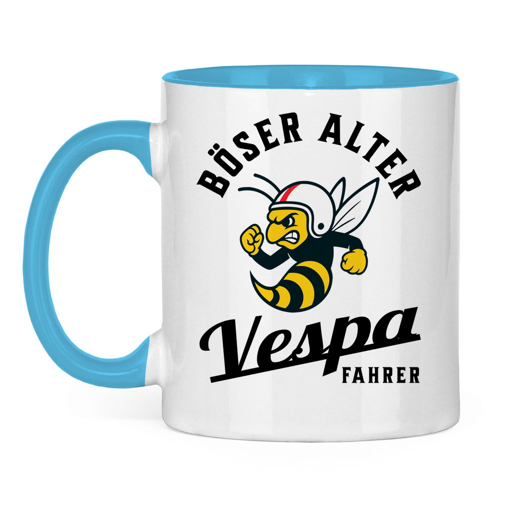 Tasse Böser alter Vespa Fahrer Wespe