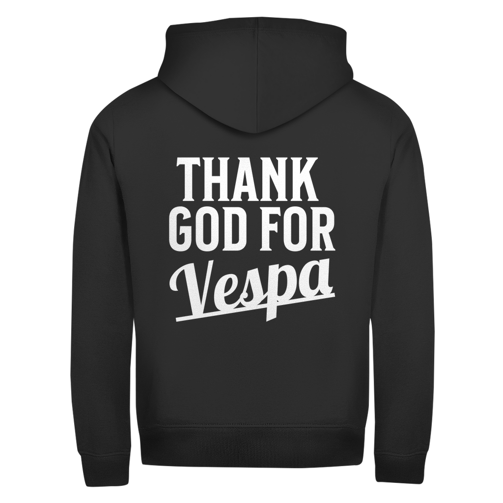 Thank God Vespa Hoodie Zipper