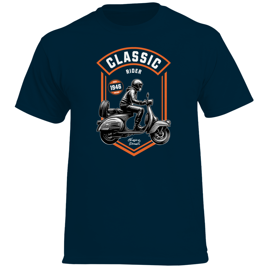 Classic Rider Vespa T-Shirt