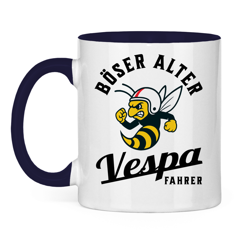 Tasse Böser alter Vespa Fahrer Wespe