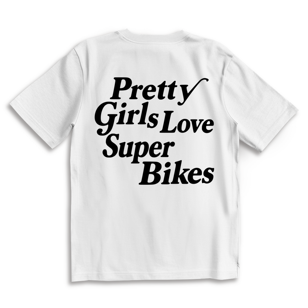 Oversize T-Shirt Pretty Girls love Superbikes