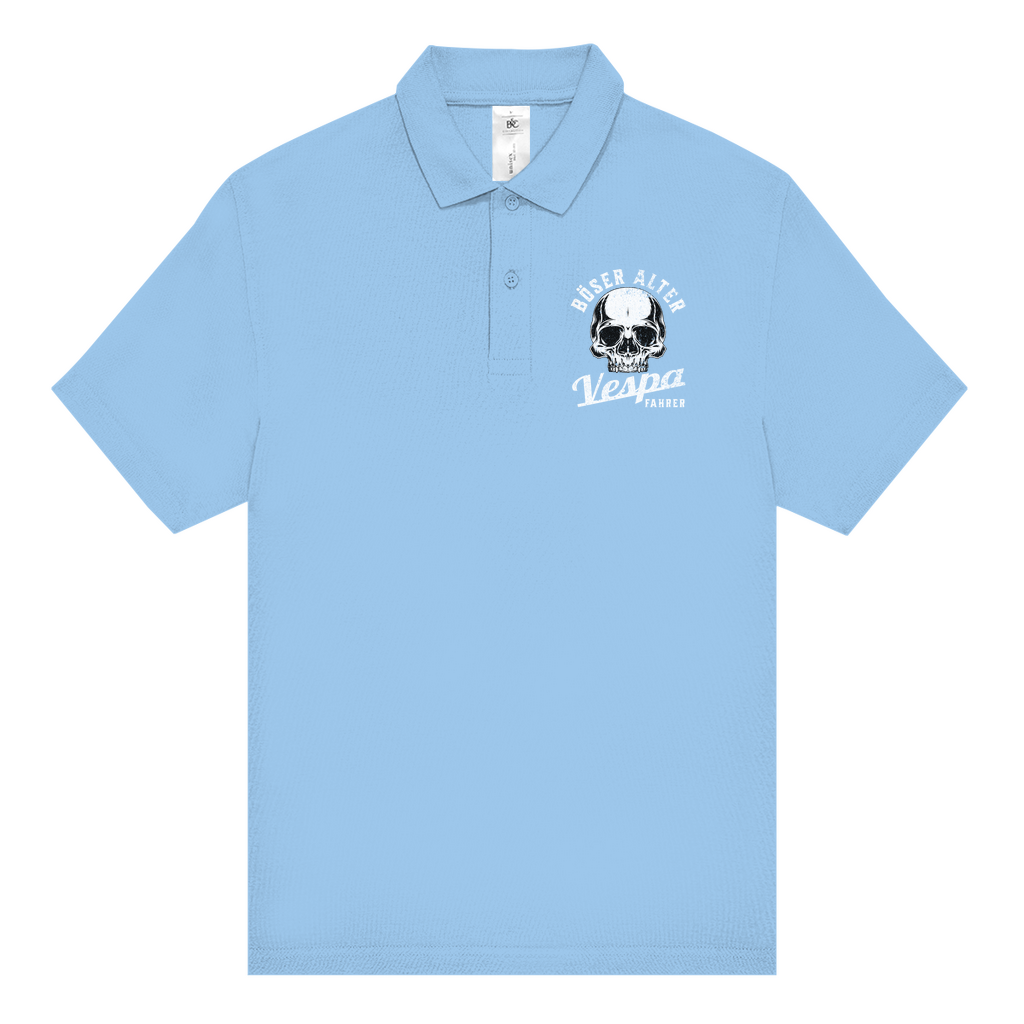 Poloshirt Böser alter Vespa Fahrer