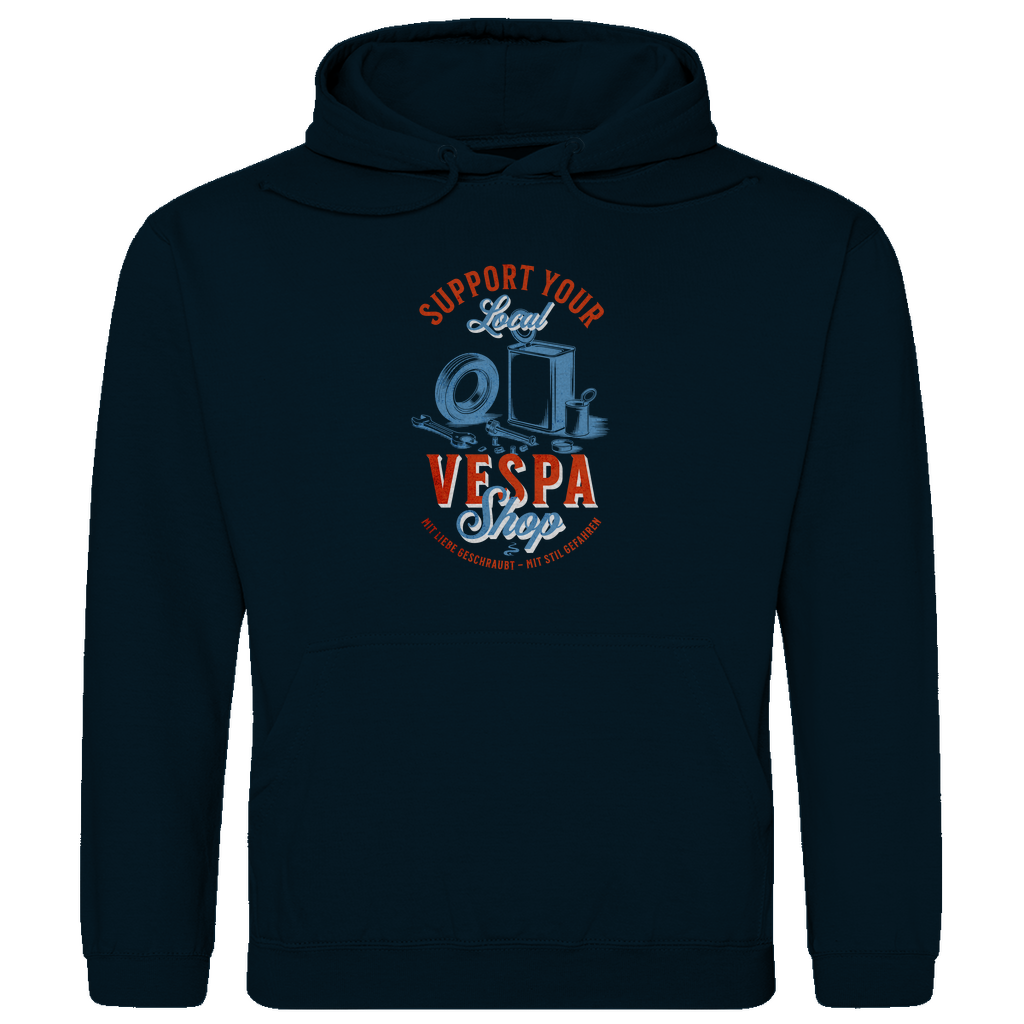 Support Your Local Vespa Shop Hoodie