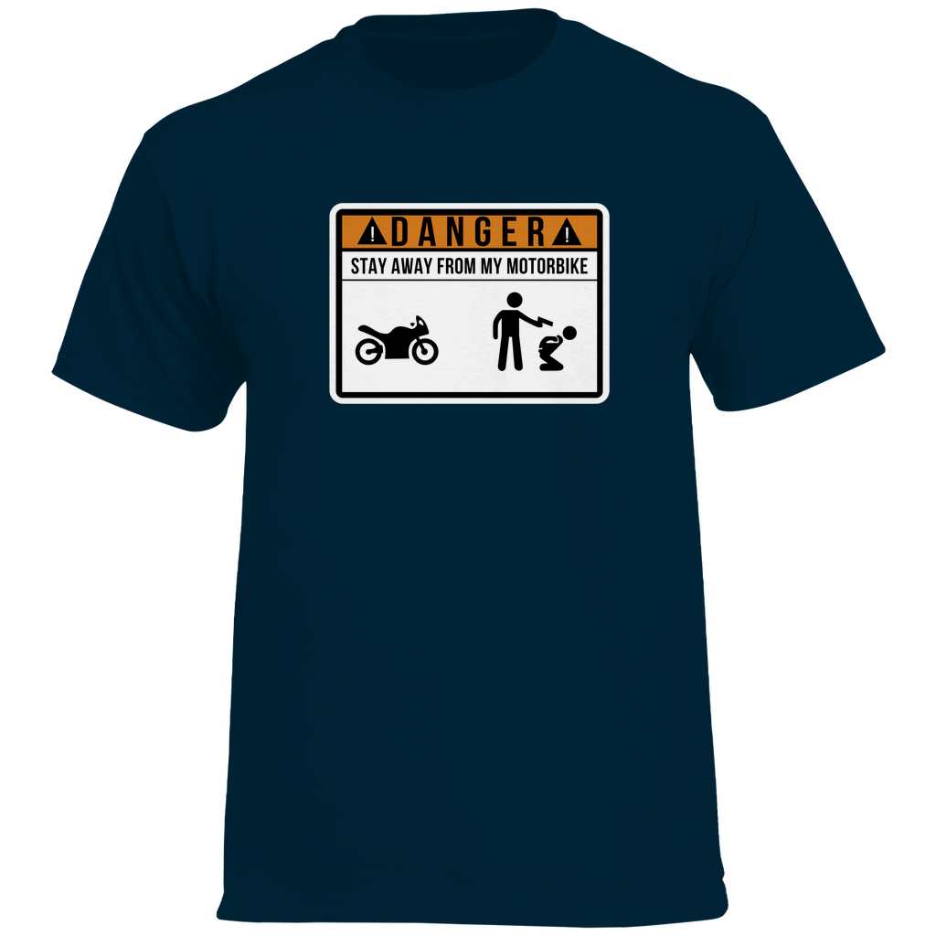 Danger Motorrad T-Shirt