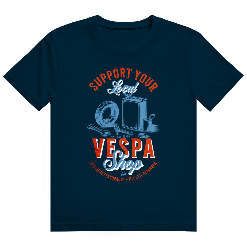 Support Your Local Vespa Shop T-Shirt