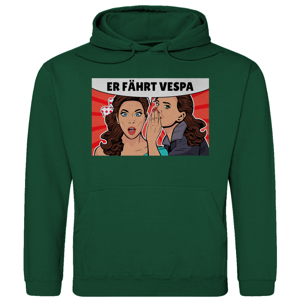 Er fährt Vespa Hoodie