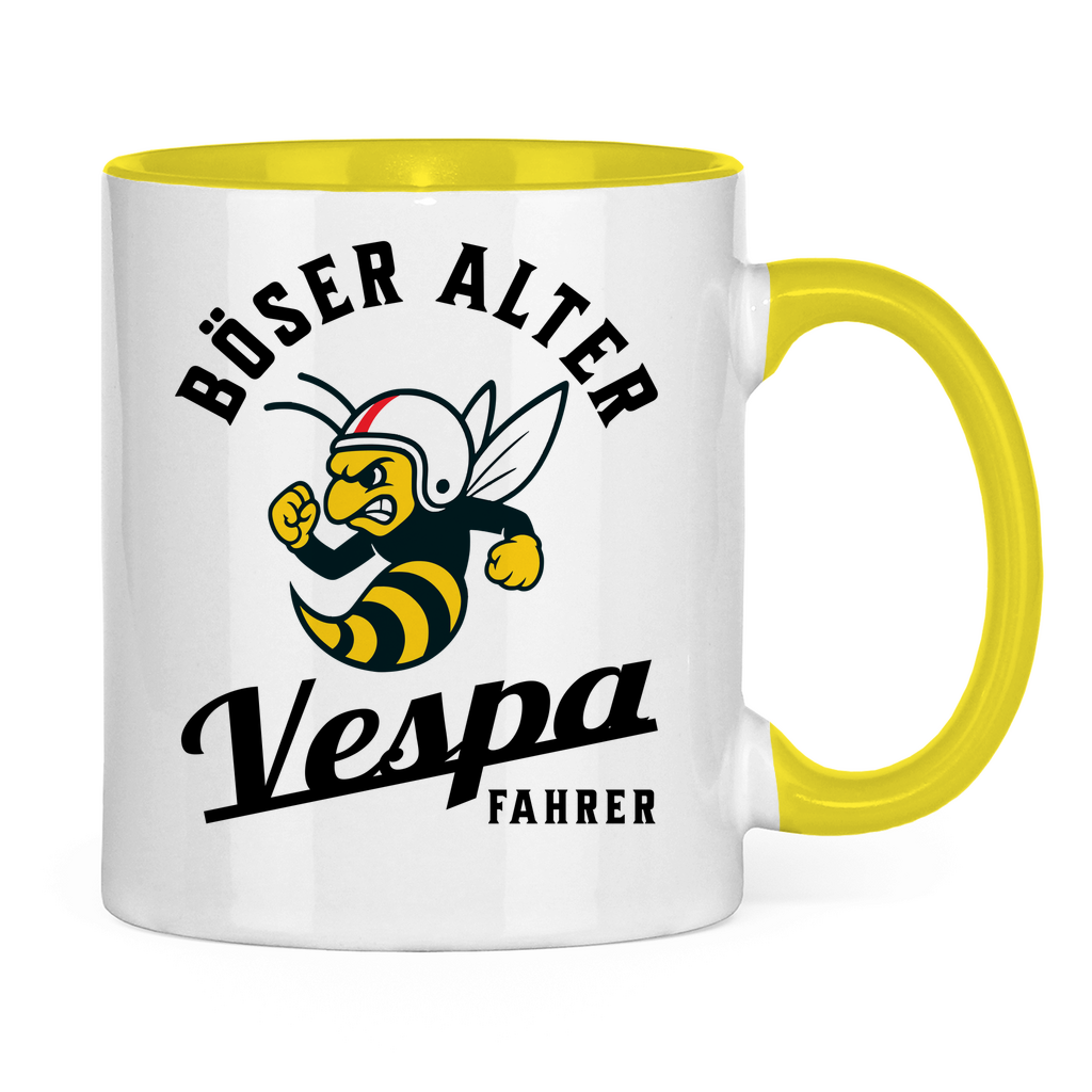 Tasse Böser alter Vespa Fahrer Wespe