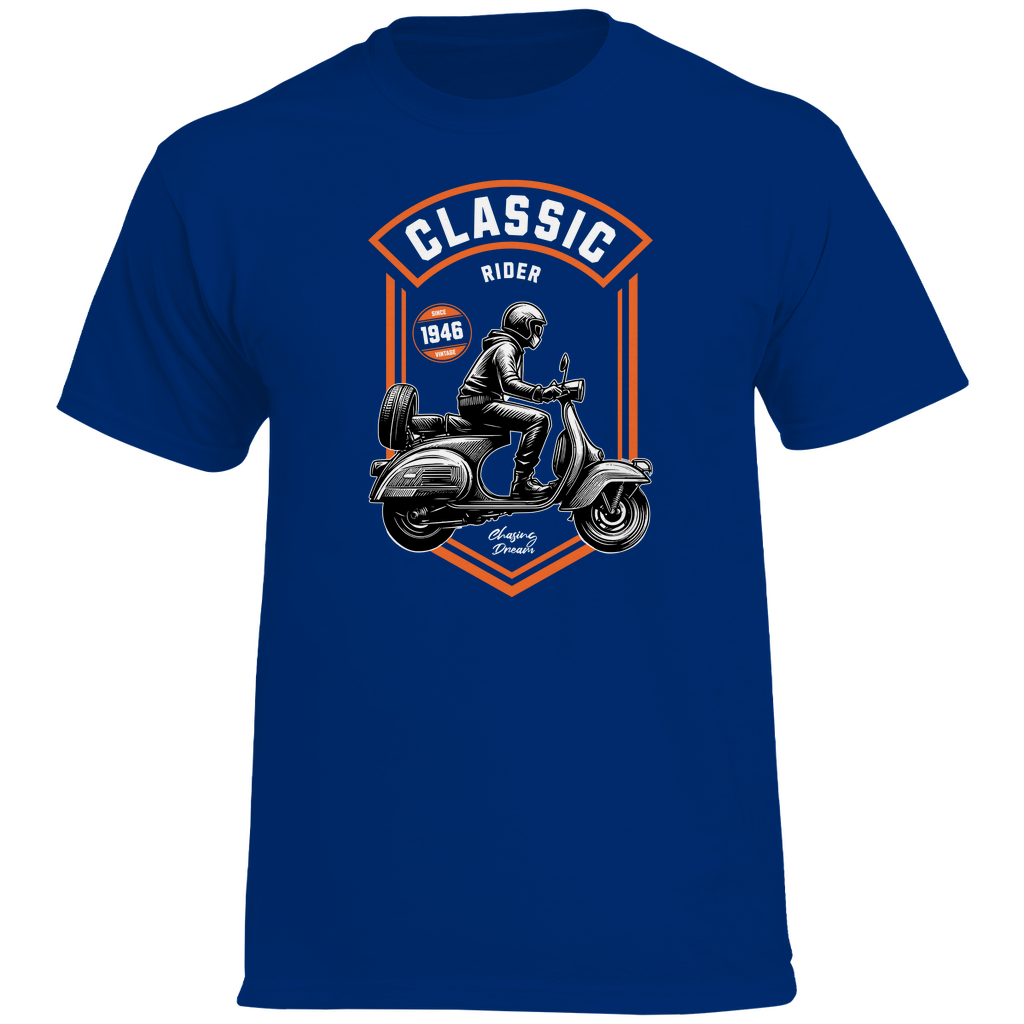 Classic Rider Vespa T-Shirt