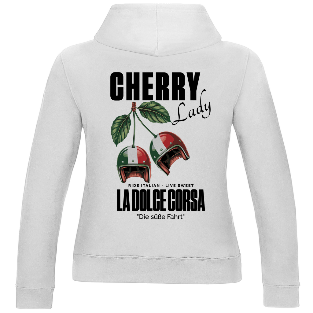 Damen Hoodie Cherry Lady (Rücken)