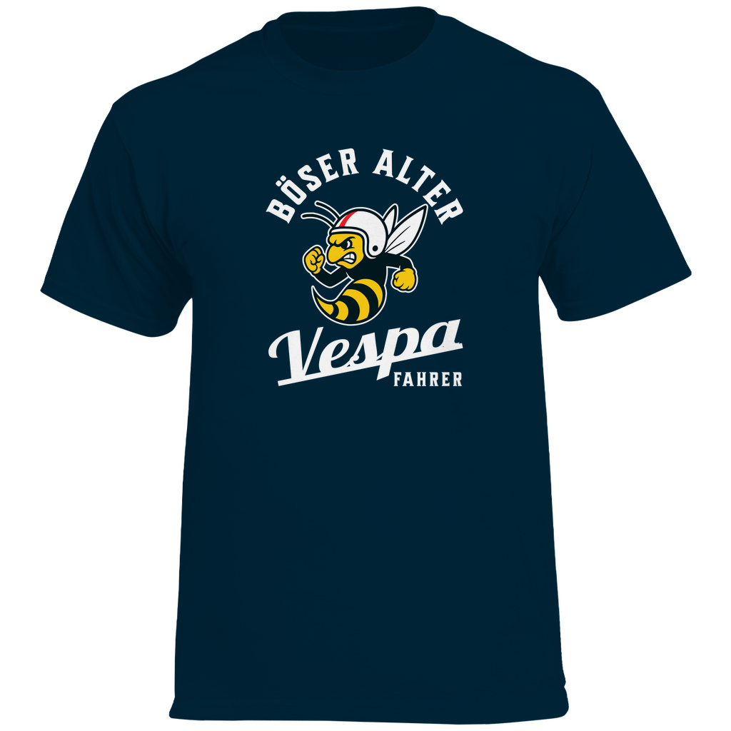 T-Shirt Böser alter Vespa Fahrer Wespe 2