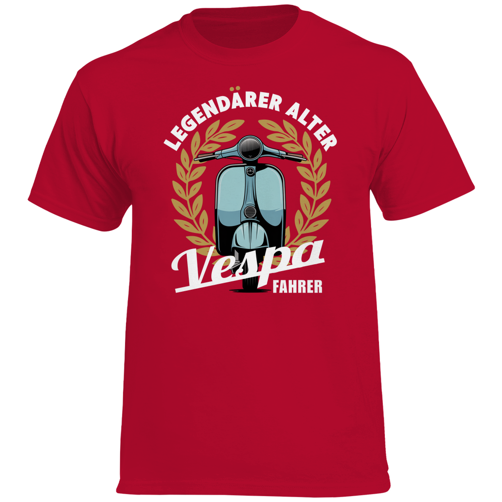Legendärer alter Vespa Fahrer T-Shirt