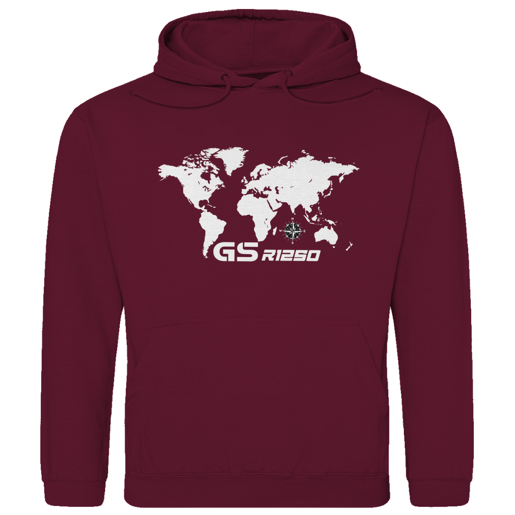 Weltkarte GS 1250 Hoodie