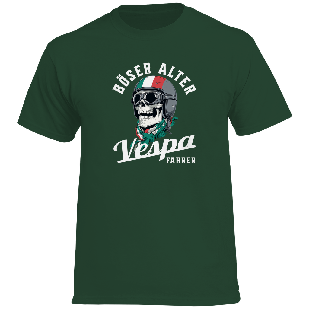 Böser alter Vespa Fahrer T-Shirt - Italy Style