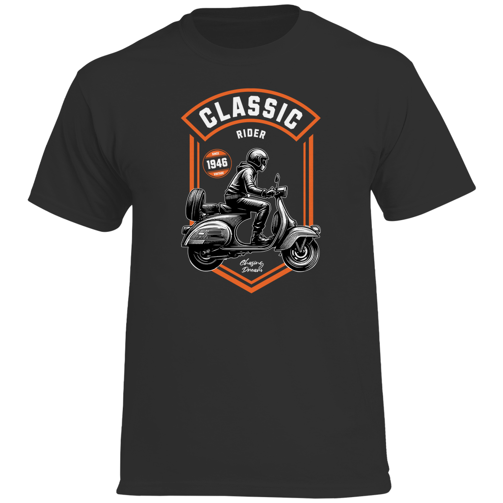 Classic Rider Vespa T-Shirt