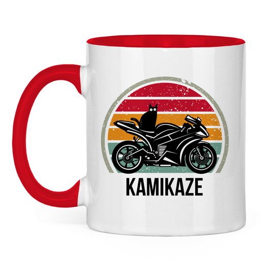 Kamikaze Motorrad Tasse