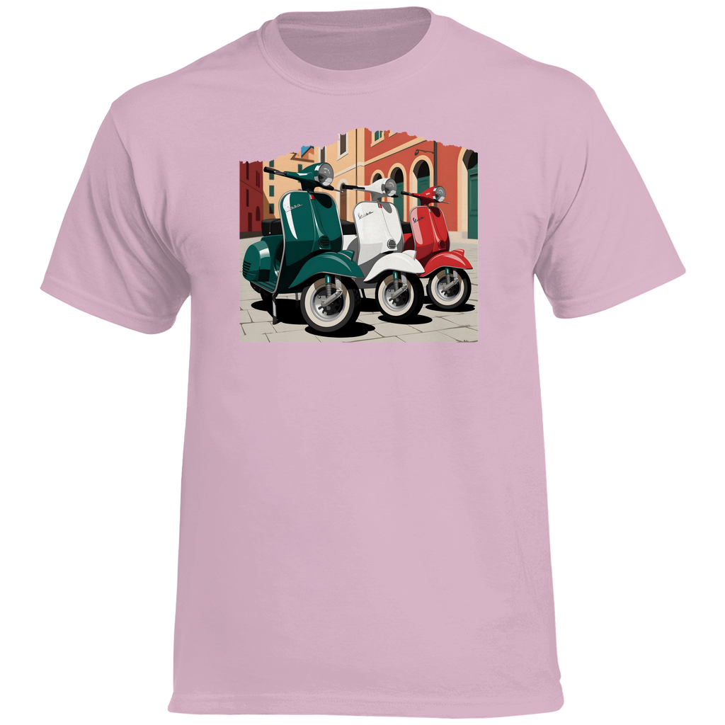 Italy Flagge Gemälde Vespa T-Shirt