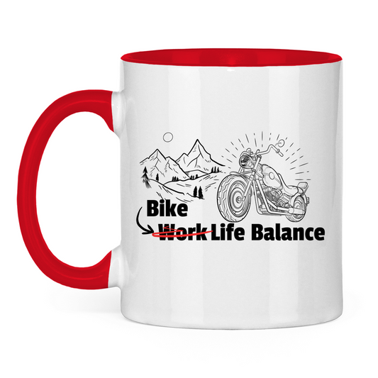 Bike Life Balance Motorrad Tasse