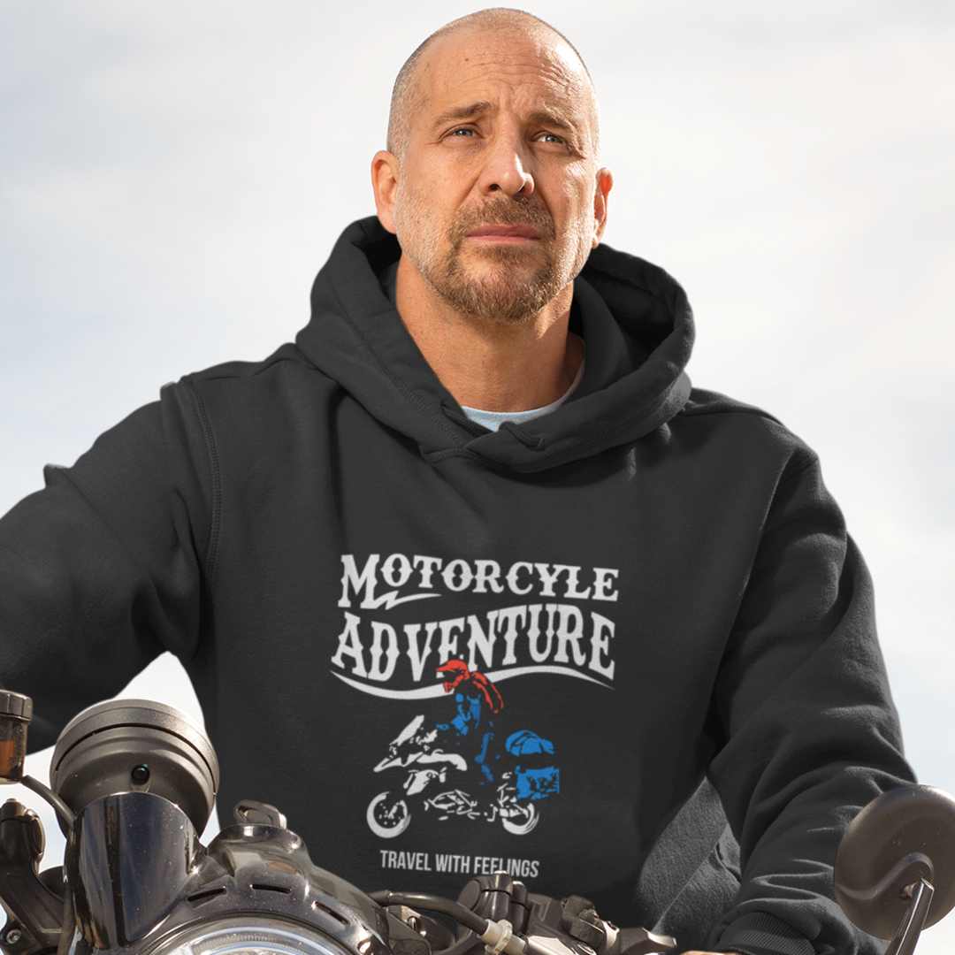 Adventure Motorrad Hoodie