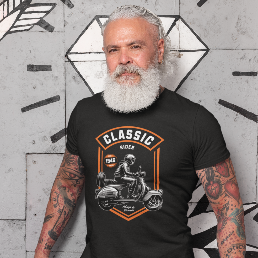 Classic Rider Vespa T-Shirt