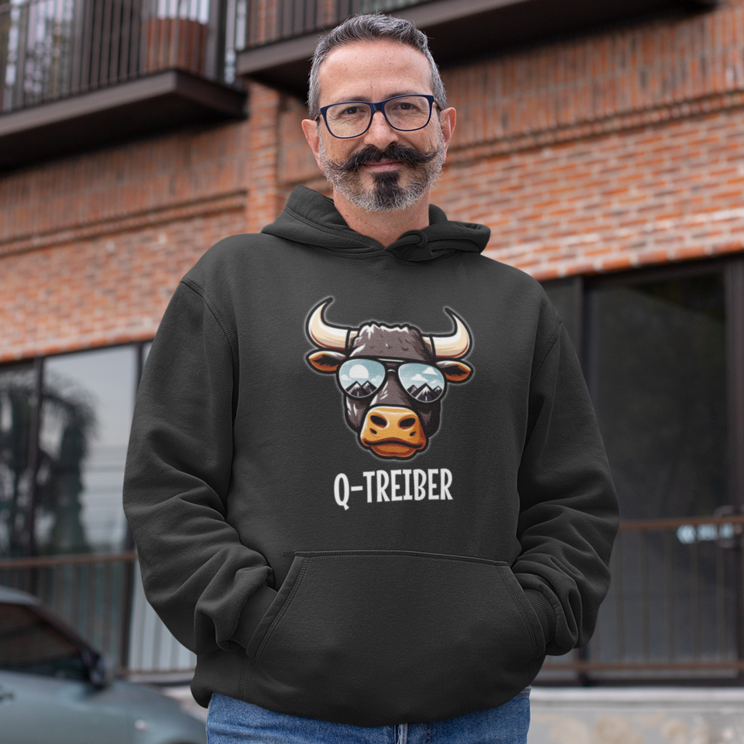 GS Q-Treiber Hoodie - Jet Black - XL