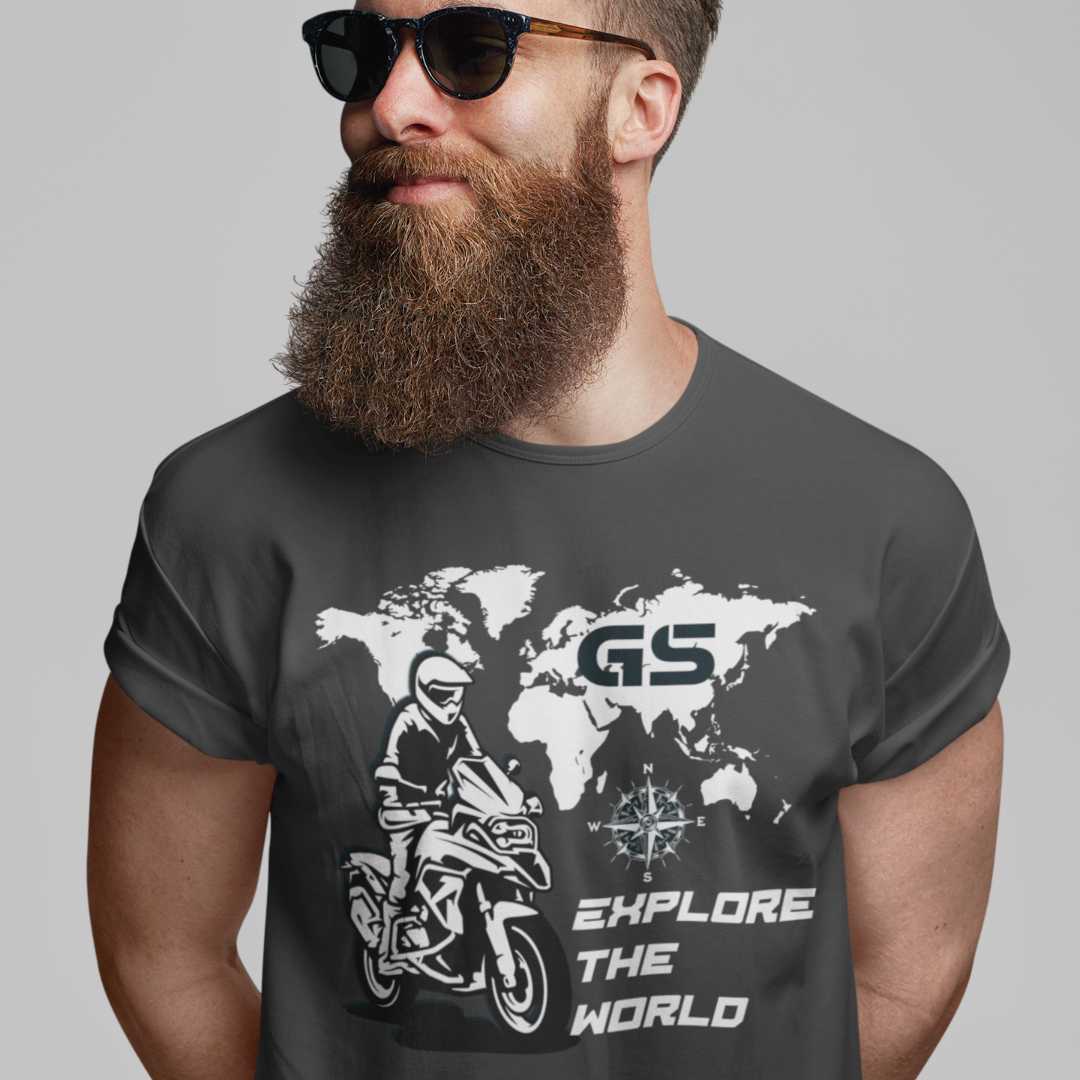 GS Weltkarte T-Shirt - Chalky Mint - XL