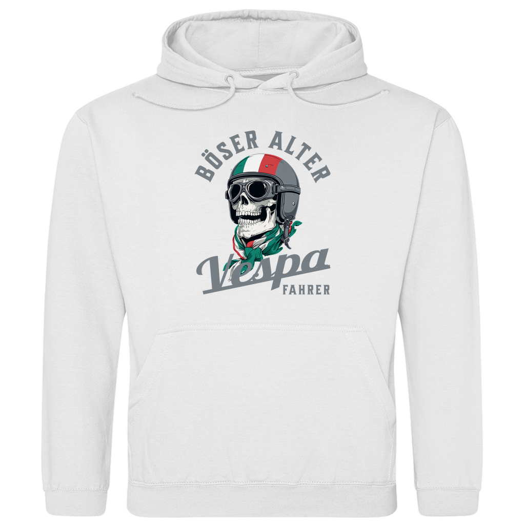 Böser alter Vespa Fahrer Hoodie - Italy Style