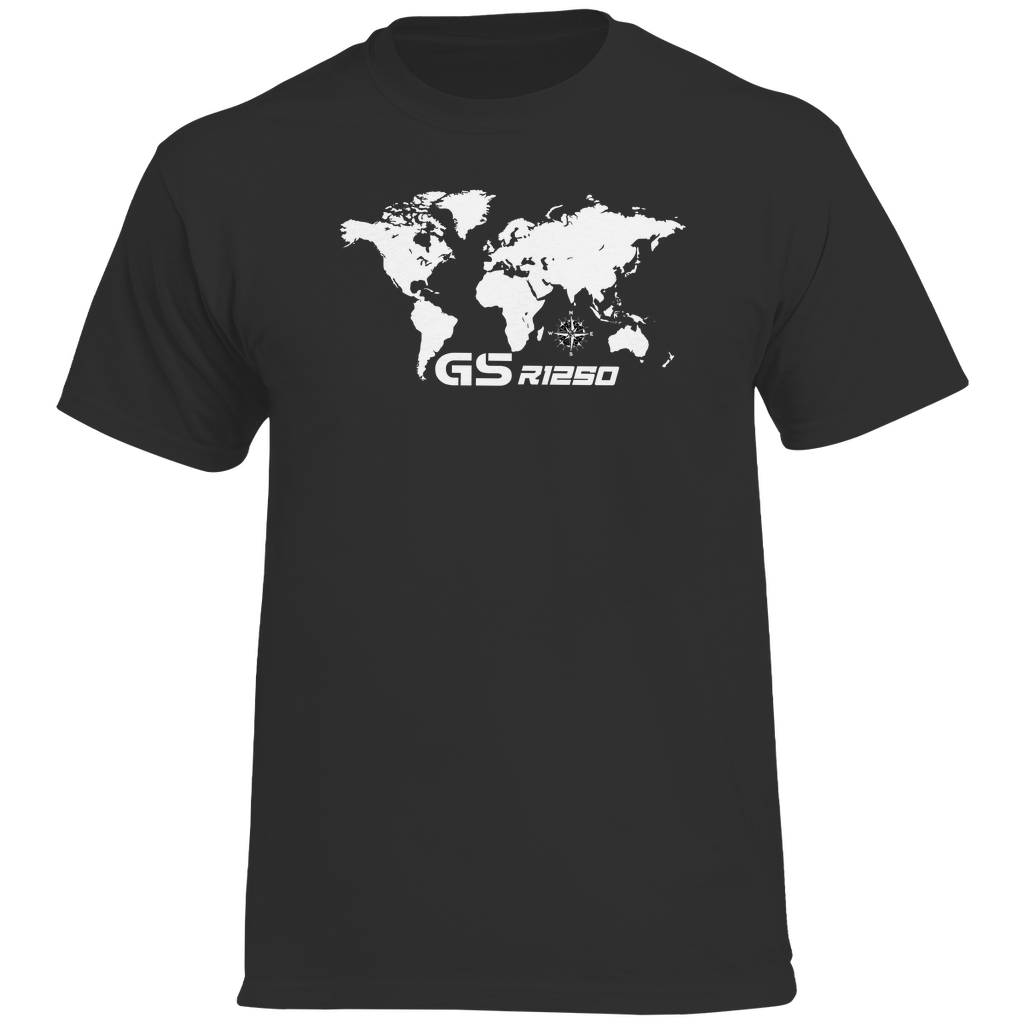 Weltkarte GS 1250 T-Shirt