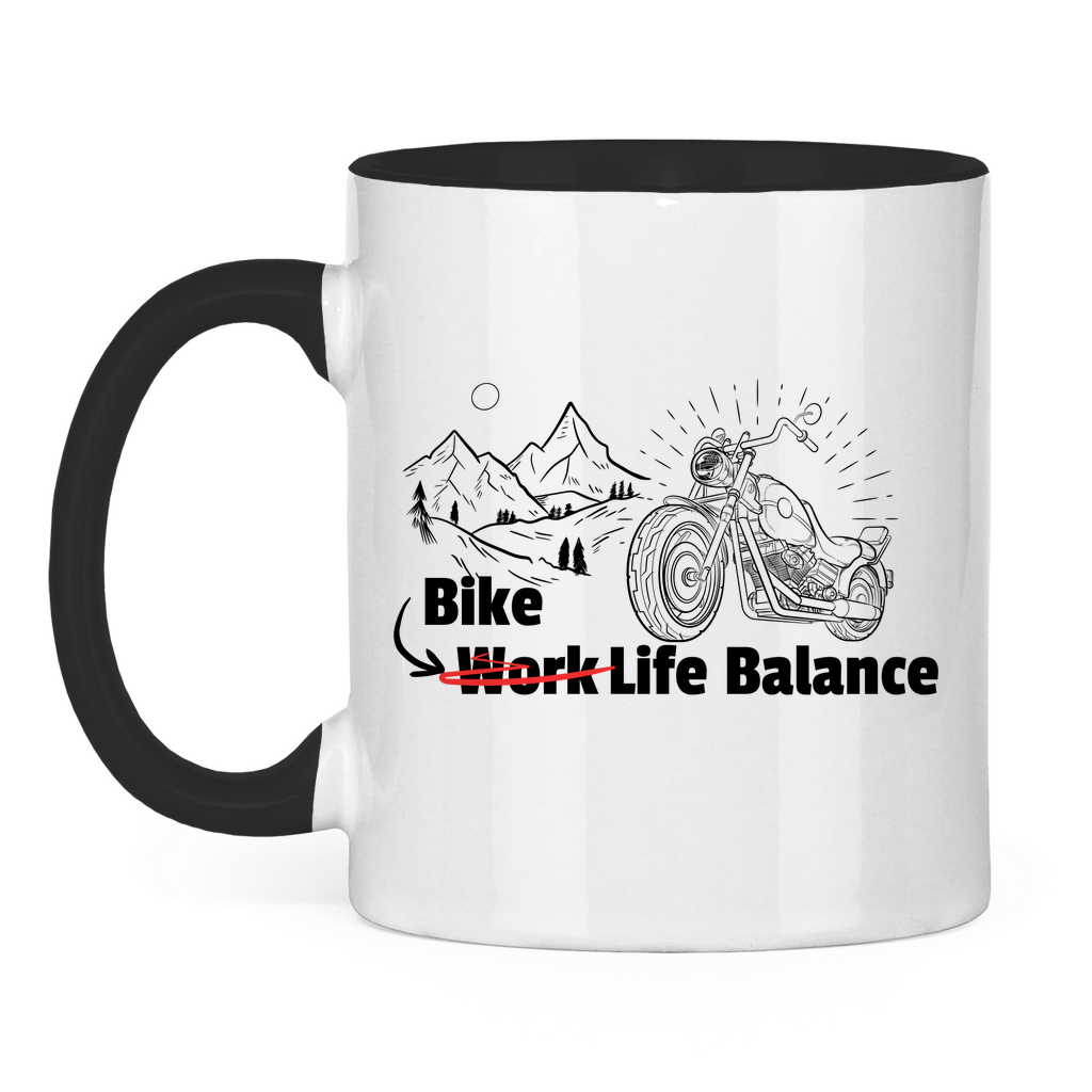 Bike Life Balance Motorrad Tasse