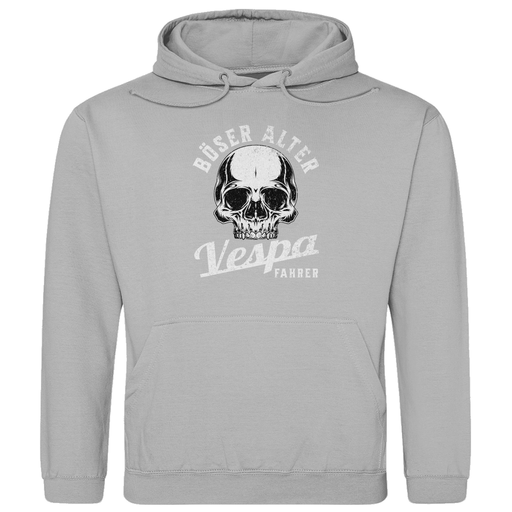 Böser alter Vespa Fahrer Hoodie - Heather Grey - M
