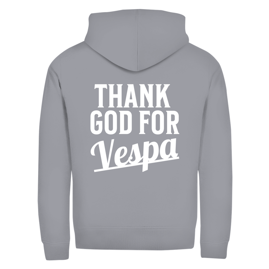 Thank God Vespa Hoodie Zipper