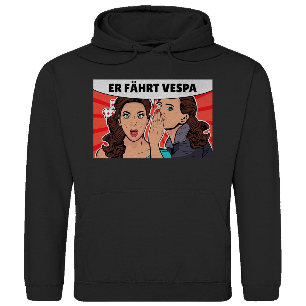 Er fährt Vespa Hoodie