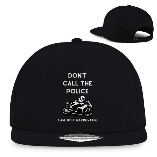 Don't Call The Police Snapback Motorrad Cap