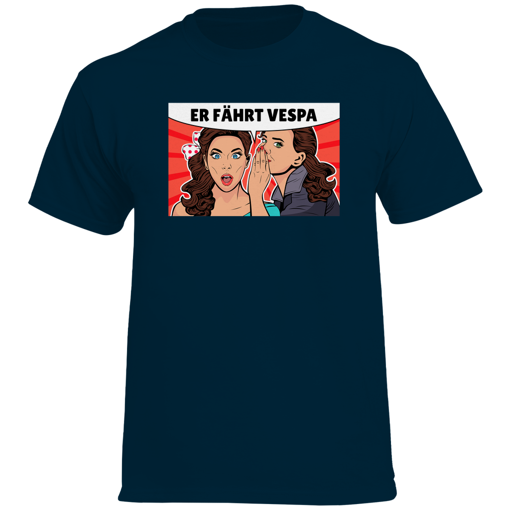 Er fährt Vespa T-Shirt