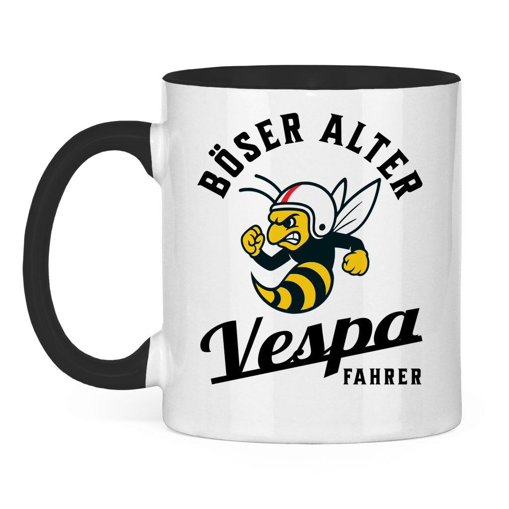 Tasse Böser alter Vespa Fahrer Wespe