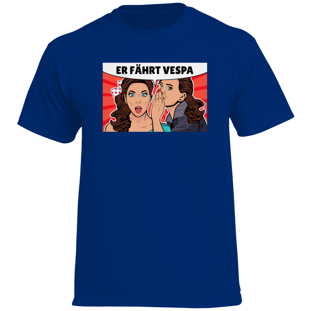 Er fährt Vespa T-Shirt