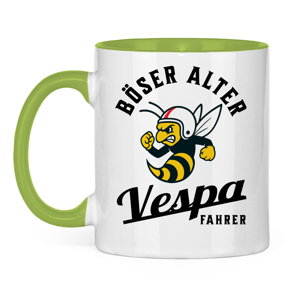 Tasse Böser alter Vespa Fahrer Wespe