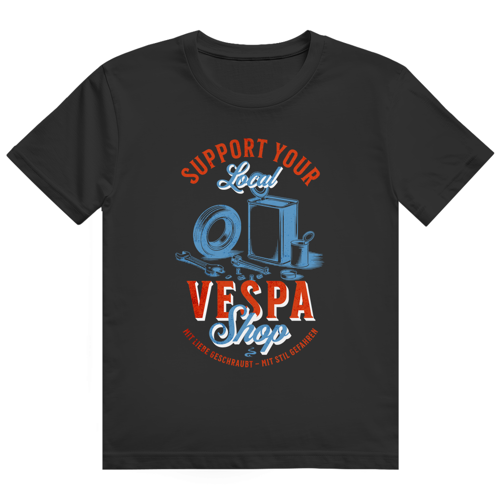 Support Your Local Vespa Shop T-Shirt
