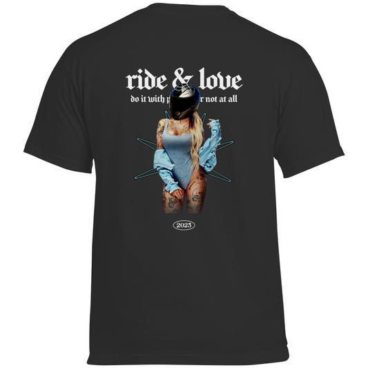 Ride & Love | Motorrad T-Shirt