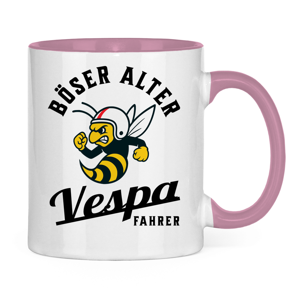 Tasse Böser alter Vespa Fahrer Wespe