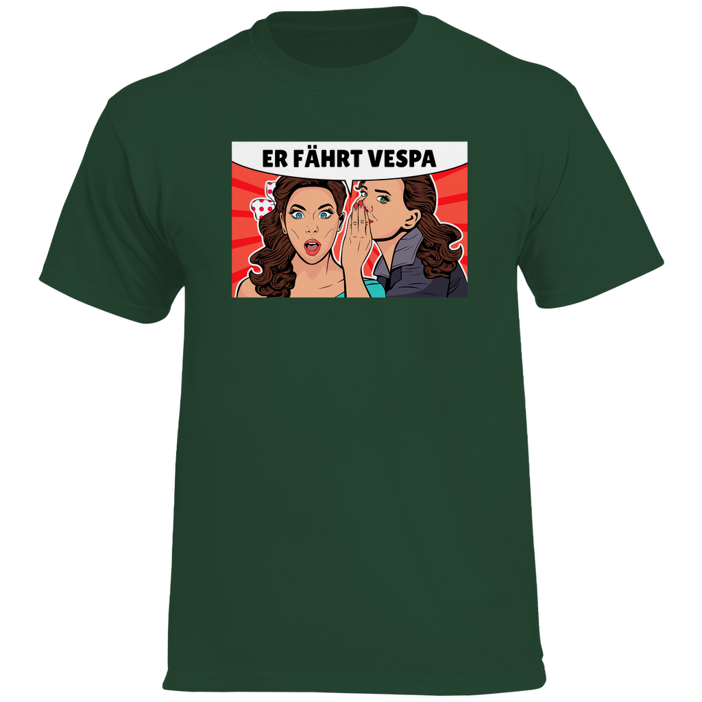 Er fährt Vespa T-Shirt