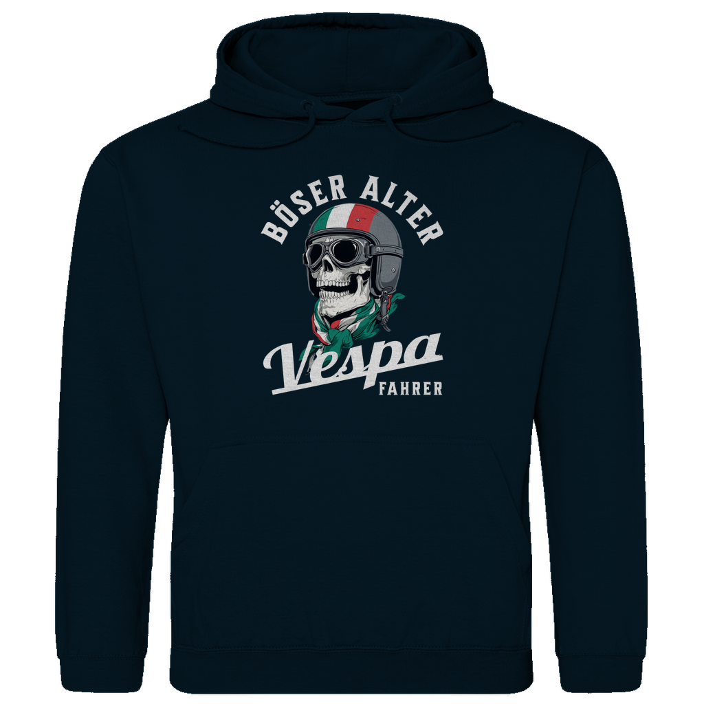 Böser alter Vespa Fahrer Hoodie - Italy Style