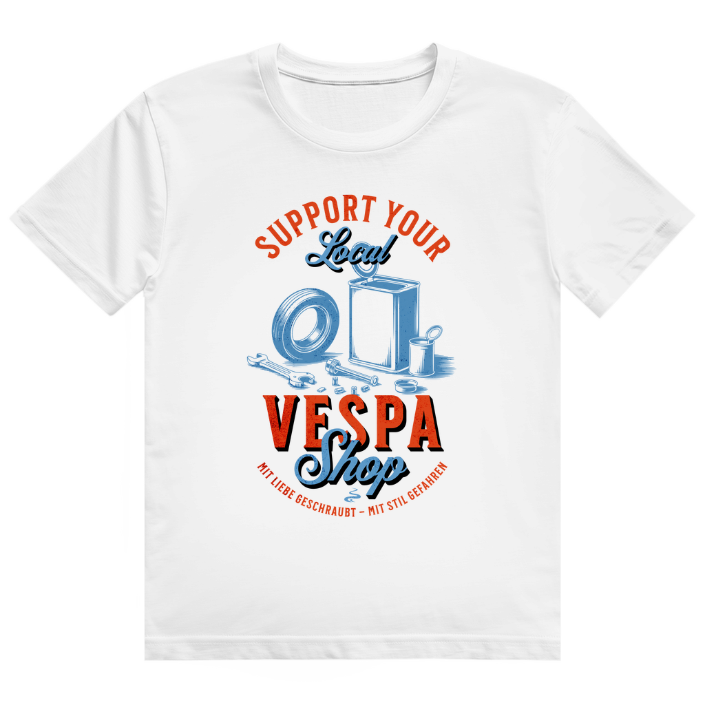 Support Your Local Vespa Shop T-Shirt