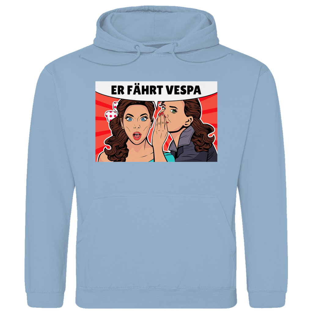 Er fährt Vespa Hoodie