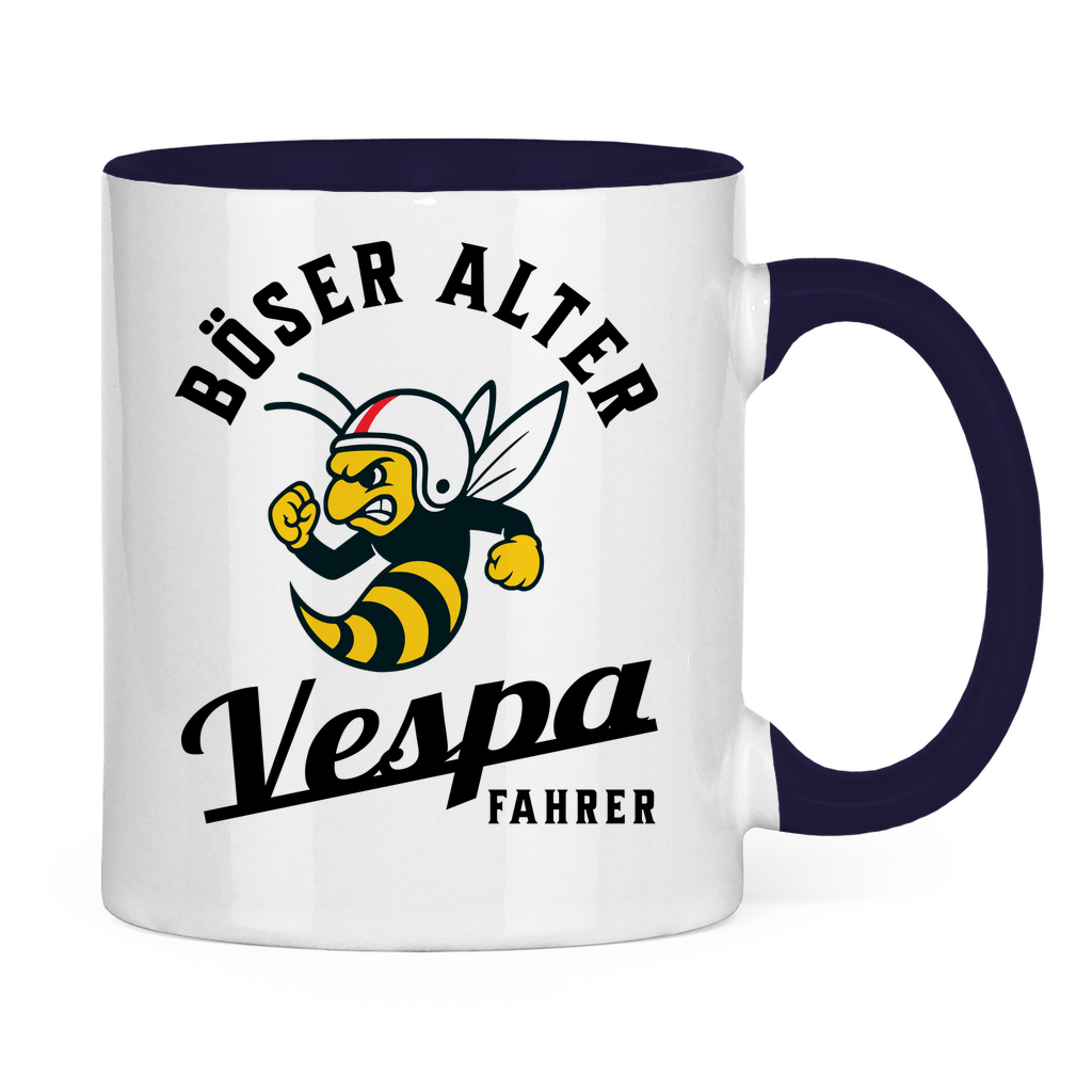 Tasse Böser alter Vespa Fahrer Wespe