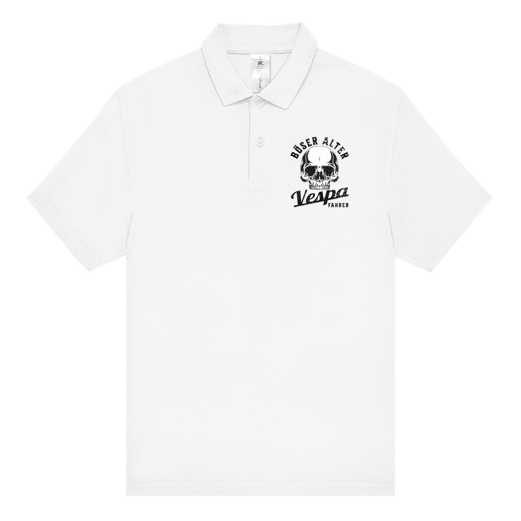 Poloshirt Böser alter Vespa Fahrer