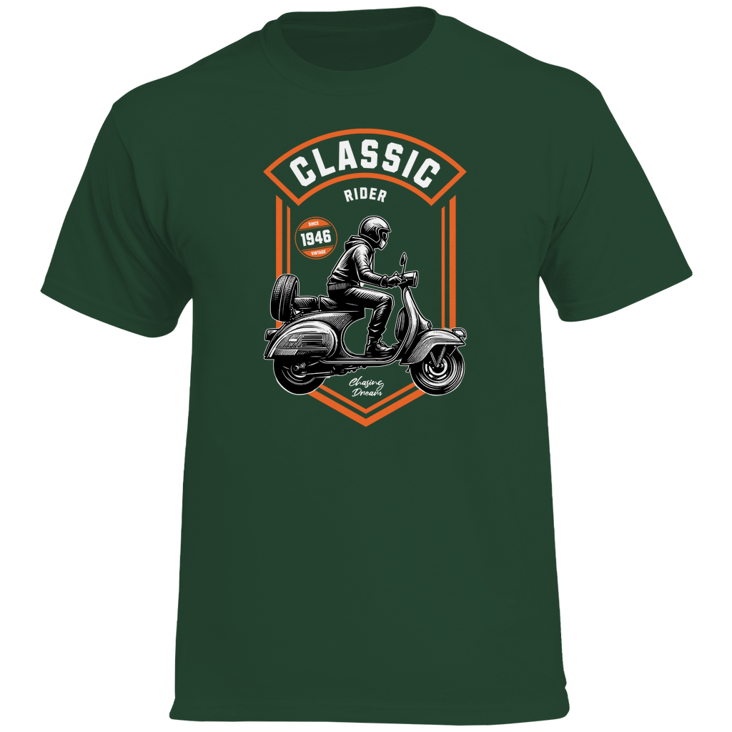 Classic Rider Vespa T-Shirt