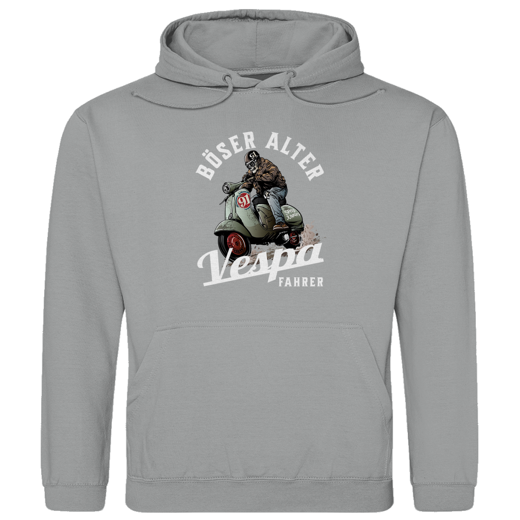 Hoodie Böser alter Vespa Fahrer mit Vespa