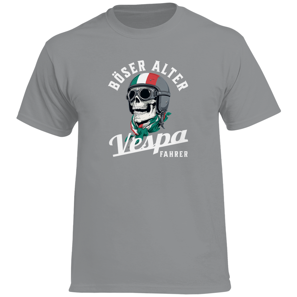 Böser alter Vespa Fahrer T-Shirt - Italy Style