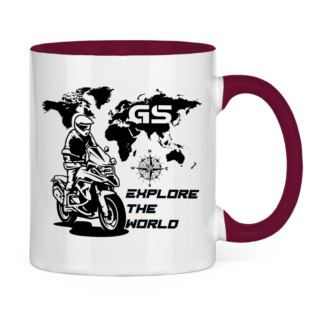 Tasse Weltkarte